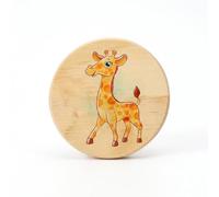 Garvee Sous-verres ronds en bois non traité - Idéal pour loisirs créatifs, peinture, gravure, pyrogravure ou découpe laser - Surface lisse à personnaliser - Parfait pour projets DIY, décoration maison