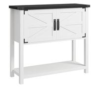 Garvee Table Console 32 Pouces Style Ferme avec 2 Portes, Bar Café Et Table De Canapé, Rangement pour Entrée, Cuisine, Salle à Manger, Couloir Et Salon