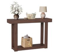 Garvee Table Console Étroite 46" Style Campagnard - Table d'Entrée avec 2 Étagères pour Salon, Canapé Et Couloir