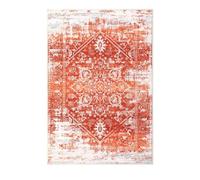 Garvee Tapis 160x230 cm somptueuse Machine, Motif Floral Floral, Style Vintage, Antidote, pasé pasée, Poils Courts, Vue latérale, Salon, Cuisine, Bureau et Chambre.