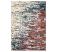 Garvee Tapis De Salon Lavable Antidérapant - Tapis Abstrait Intérieur à Poils Ras, Fin Et Doux, Pliable pour Chambre Bureau