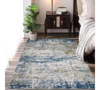 Garvee Tapis De Salon Lavable Moderne Abstrait, Tapis Antidérapant à Poil Ras Ultra Fin Et Doux pour Chambre Salle à Manger Bureau