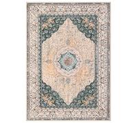 Garvee Tapis Décoratif Lavable Antidérapant - Tapis Floral Fin pour Salon Chambre Cuisine