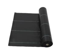 Garvee Toile Anti-Mauvaises Herbes Professionnelle 110 g/m² | Résistante, durable et stabilisée UV, Membrane perméable pour jardins, massifs, allées, potagers, Contrôle efficace
