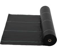 Garvee Toile de paillage Professionnelle résistante - 1,83m x 91,43m, 68g/m² - Contrôle supérieur des Mauvaises Herbes, Installation aisée, Tissu perméable - pour Jardin, Agriculture, qualité