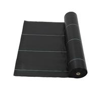 Garvee Toile de paillage Professionnelle résistante 1,83m x 91,43m, 68g/m² Contrôle supérieur des Mauvaises Herbes, Installation aisée, Tissu perméable pour Jardin, Agriculture, qualité Allemande