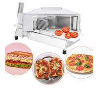 Garvee Trancheuse Maunel, Machine à Trancher De Cuisine Professionnelle, Épaisseur 6mm, Lames Acier Inoxydable, Pieds Antidérapants