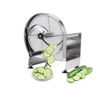 Garvee Trancheuse Maunel, Machine à Trancher de Cuisine Professionnelle, Épaisseur Réglable 0.2-10 mm, Lames Acier Inoxydable, Pieds Antidérapants