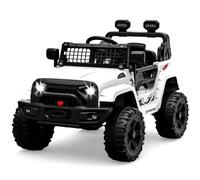 Garvee Voiture électrique Enfant, 12 V Voiture électrique Enfants avec Suspension à Ressort, lumières LED, Bluetooth, 2 Vitesses pour de 3 à 8 Ans