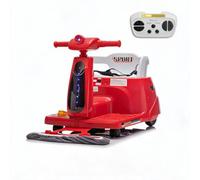 Garvee Voiture Électrique Enfant 12V 2 en 1 avec Fonction Nettoyage, Télécommande Parentale, Feux LED, Bluetooth, USB, Voiture Enfant Dès 3-8, Rouge