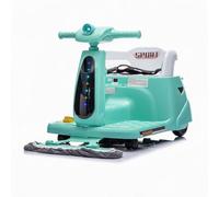 Garvee Voiture Électrique Enfant 12V 2 en 1 avec Fonction Nettoyage, Télécommande Parentale, Feux LED, Bluetooth, USB, Voiture Enfant Dès 3-8, Vert