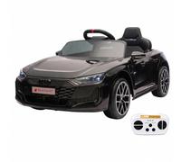 Garvee Voiture Électrique Enfant A.U.D.I RS E-Tron GT 12V, Télécommande 2.4GHz, Musique MP3, Phares LED, Sécurité Ceinture, 3-5 Km/h, pour Enfants Dès 3 Ans