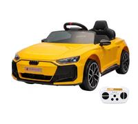 Garvee Voiture Électrique Enfant A.U.D.I RS E-Tron GT 12V, Télécommande 2.4GHz, Musique MP3, Phares LED, Sécurité Ceinture, 3-5 Km/h, pour Enfants Dès 3 Ans