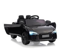 Garvee Voiture électrique Enfant avec Télécommande 2.4G, Lumières LED, 12V Véhicule électrique Enfant 2 Portes avec MP3, pour Enfants 3+ Ans