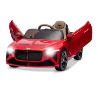 Garvee Voiture Électrique Enfant Bentley sous Licence, Portes Ciseaux, Véhicule Électrique 12V avec Télécommande Parentale, Lumières LED, Musique, Klaxon, Suspension & 3 Vitesses, pour Enfants 3+ Ans