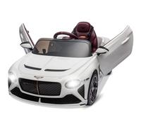 Garvee Voiture Électrique Enfant Bentley sous Licence, Portes Ciseaux, Véhicule Électrique 12V avec Télécommande Parentale, Lumières LED, Musique, Klaxon, Suspension & 3 Vitesses, pour Enfants 3+ Ans