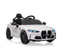 Garvee Voiture Électrique Enfant sous Licence BMW M4 avec Télécommandé, Véhicule Électrique 12V avec Vitesses 3 km/h, Klaxon, LED Et Musique, pour Enfants 3+ Ans