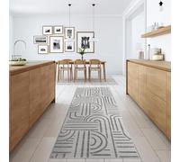Garvee Washed Backfold Rug 3x5, ImitationCashmere for Living Room Bedroom