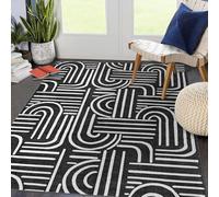 Garvee Washed Backfold Rug 3x8, ImitationCashmere for Living Room Bedroom