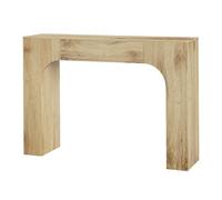 GarveeHome 47 inch Farmhouse Console Table for Entryway Or Behind Sofa - Narrow Wooden Accent Table - Rustic Oak Foyer Furniture - Sturdy Rectangular Design - 1.2 Michat Cracked Oak