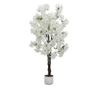 GarveeHome Cerisier Artificiel en Fleurs 120/150/180 cm | Plante Artificielle en Pot avec Fleurs | pour la Maison, Le Bureau et la décoration de Mariage | Arbre Artificiel Sakura