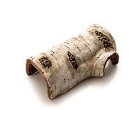 GarveeHome Grotte décorative pour Reptiles en résine avec Aspect Bois de Bouleau, Terrarium Naturel et Aquarium, cachette pour Geckos léopard, Serpents, agamas Barbe, Tortues, Amphibiens, m, Ivoire
