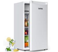 GarveeHome Réfrigérateur, mini réfrigérateur de 92 l, refroidissement rapide dans la boîte refroidissante, 5 niveaux de température (0-18 °C), fonctionnement silencieux de 41 dB, pieds réglables