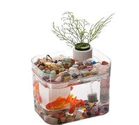 GarveeLife Aquarium 360° Transparent USB Pompe Mini Bureau