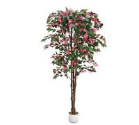 GarveeLife Bougainvillier Artificiel en Pot, 120/160/180 cm, Plante Artificielle avec Fleurs colorées, décoration intérieure sans Entretien pour Appartement, Bureau et hôtel