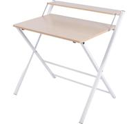 GarveeLife Bureau d'ordinateur Pliable avec Support de Moniteur, Bureau Compact à 2 Niveaux, Gain de Place et Portable, idéal pour Les Petits espaces, dortoirs ou Appartements, 80 x 51 x 81 cm