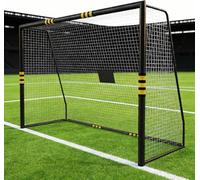 GarveeLife But de Football Professionnel - Résistant aux intempéries et Rembourrage en Mousse - Design extérieur - avec Filet à Mailles Fines - pour Enfants et Adultes - Mur de But de qualité