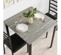 GarveeLife Ensemble Salle à Manger 2 Places | Table rectangulaire moderne, chaises confortables, idéal pour petits espaces, design élégant, coloris au choix