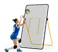 GarveeLife Filet de Rebond réglable de 213 x 121 cm avec Zone de Rebond pour Volley-Ball, Lacrosse, Baseball, Volley-Ball, équipement d'entraînement pour Le Jardin, l'arrière-Cour, Les Exercices de