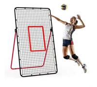 GarveeLife Filet de Rebond réglable de 213 x 121 cm avec Zone de Rebond pour Volley-Ball, Lacrosse, Baseball, Volley-Ball, équipement d'entraînement pour Le Jardin, l'arrière-Cour, Les Exercices de
