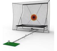 GarveeLife Filet d'entraînement de Golf (305 x 244 cm) avec Retour de Balle (335 cm) et Couverture de Balle, Grand Filet d'entraînement de Golf pour Chips et Swing avec Objectif de Rencontre, Filet