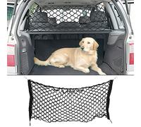 GarveeLife Grille de séparation pour Chien - 120 x 70 cm - pour Coffre et siège arrière - Barrière Universelle en Oxford avec Filet de sécurité - Montage Facile sans Outils - pour SUV, berline et Van