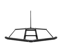 GarveeLife Herse de 167,6 cm de large, frein d'allée en acier avec attelage à broche, râteau de nivellement derrière paysage, 22,7 kg, outils de nivellement de pelouse robustes pour tracteur, camion