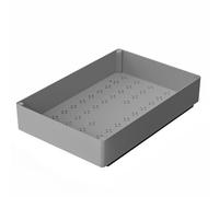 GarveeLife Tiroir Coulissant Extensible Pour Placard De Cuisine Rangement Pratique Pour Casseroles Et Poêles Fixation Adhésive, Sans Perçage Structure Robuste Gris Petit