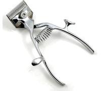 GarveeLife Tondeuse Manuelle Silencieuse Lames Inox Sans Fil | Coupe précise, poignée antidérapante, peigne intégré, léger, entretien facile