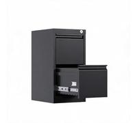 GarveeMore Armoire de classement métallique 2 tiroirs avec Serrure - Acier Robuste - Sécurité optimale pour Documents A4, Lettre, légal - Format Vertical Compact - Idéale Bureau, Entreprise, Domicile