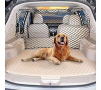GarveeMore BarrièRe De Voiture pour Chien, Filet Voiture pour Chien, Filet De SéParation pour Animaux De Compagnie BarrièRe De SéCurité Pratique pour Coffre De Voiture, 120 * 70cm