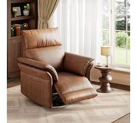 GarveeMore Fauteuil Relax Pivotant Et à Bascule avec Port USB | Pivotement 270°, bascule douce, inclinaison 90-150°, port USB et accoudoirs double épaisseur ultra-confortables