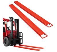 GarveeMore Rallonges De Fourches à Palette 2388x114 mm Capacité 2086kg | Acier Q345B, Installation sans outil, Convient aux Fourches 10,9-11,4 cm, Déplacer et Transporter Charges Volumineux Lourds