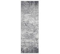 GarveeMore Tapis Abstrait Moderne Gris 80x150 cm - Poils Courts, Lavable, Antidérapant, Résistant aux Taches - pour Salon, Chambre, Salle à Manger - Fabriqué en Allemagne