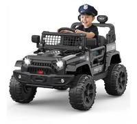 GarveeMore Voiture Électrique Enfant 12V 4.5AH BDM-0922-G2 Double Moteur 35W Télécommande 2.4G Amortisseurs 4 Roues Ceinture De Sécurité LED Musique Bluetooth Multicolore