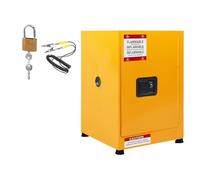 GarveeTech Armoire en métal 43 x 43 x 46 cm - Armoire de sécurité ignifuge verrouillable - Double paroi en acier avec ventilation pour atelier, industrie, petite armoire à matières dangereuses pour