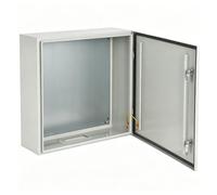 GarveeTech Boîtier Électrique Étanche IP66 NEMA 4X en Acier - Plaque Amovible & Double Verrouillage - Boîte de Jonction Intérieur/Extensionérieur - 20x16x8 pouces, Épaisseur 1,5 mm