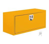 GarveeTech Coffre à Outils De Benne De Camion Acier 24x14x16 in | coffre métallique verrouillable étanche avec revêtement poudre, pour pick-up, camionnette, remorque et camion