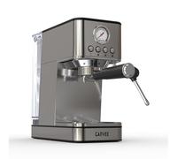 GarveeTech Machine à expresso 20 bar, 1200 W, avec système de chauffage rapide Thermoblock et mousseur à lait, en acier inoxydable, avec réservoir d'eau de 1,7 l, pour petite cuisine, cadeau de Noël