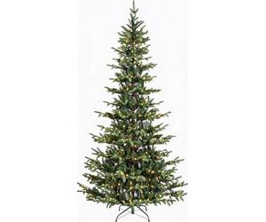 GarveeTech Montage Rapide 5 Min - Sapin de Noël Artificiel 180 cm, 350 LED Bicolores, 732 Pointes, Aiguilles PE/PVC, Sections rabattables, Pied métal Stable - 6FT (Europe)